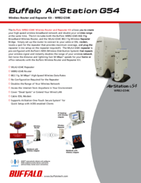 a Ver el documento Buffalo WLA2-G54C Manual de usuario